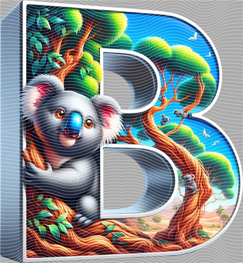 Letters A to Z and Number-AZ 7